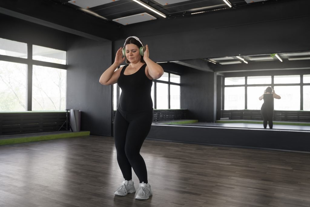 La Fiesta Dance Factory Fun Dance Classes in Sydney NSW Full Shot Woman Dancing Studio