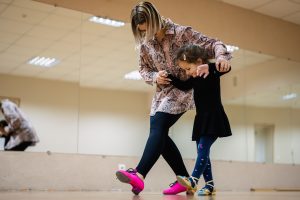 La Fiesta Dance Factory Fun Dance Classes in Sydney NSW Mother Daughter Dancing Together Studio Enjoying Quality Time Bonding