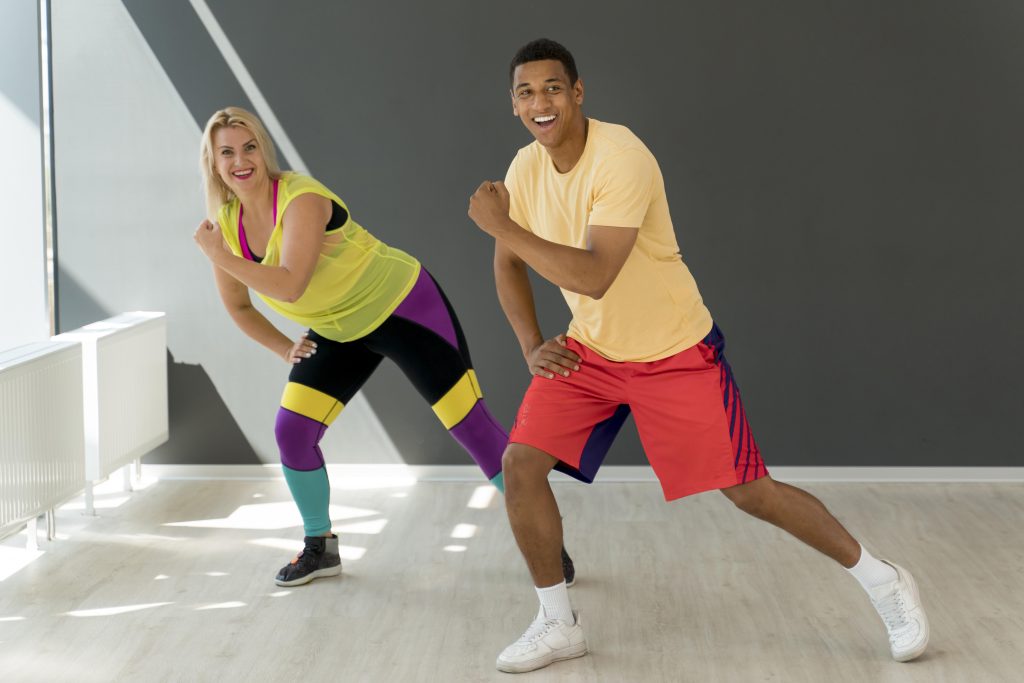 La Fiesta Dance Factory Fun Dance Classes in Sydney NSW Smiley People Having Fun Zumba Class