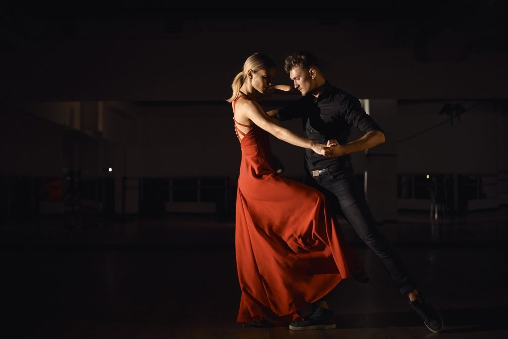 La Fiesta Dance Factory Fun Dance Classes in Sydney NSW Young Beautiful Couple Dancing With Passion