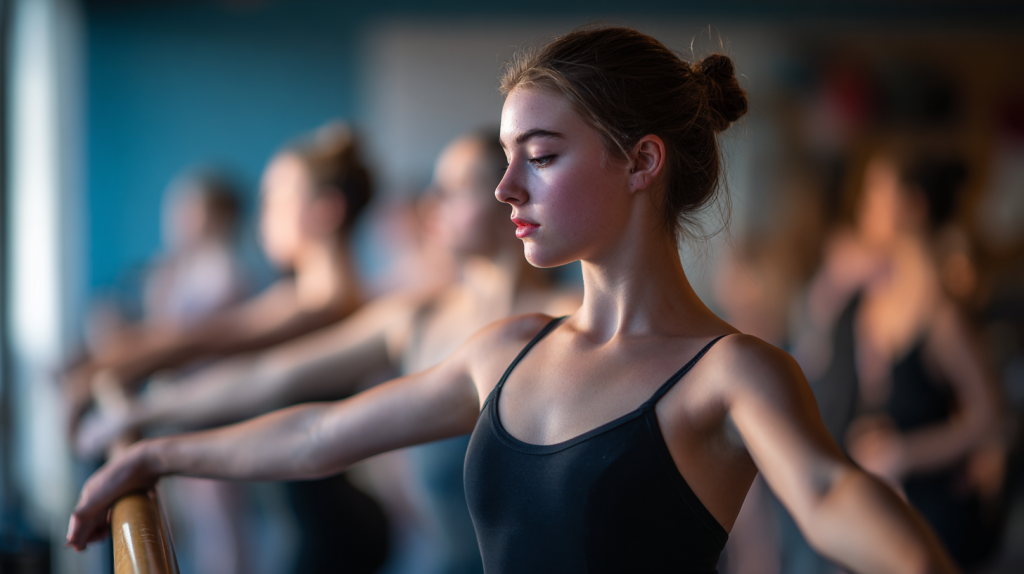 La Fiesta Dance Factory Fun Dance Classes in Sydney NSW La Fiesta Dance Factory Candid Action Shot Of A Young Ballerina Practicin 28c353c4 11d5 4165 8416 8167e32c4bfd