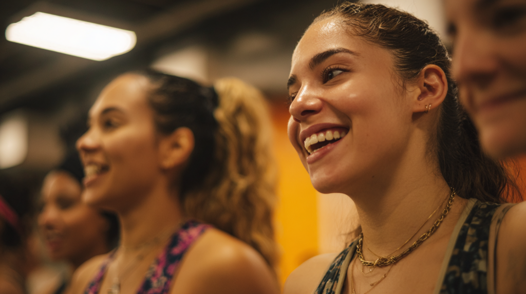 La Fiesta Dance Factory Fun Dance Classes in Sydney NSW La Fiesta Dance Factory Candid Close Up Of Reggaeton Students Laughing An C2f6afc7 8a01 4b40 B7d0 D2905e539146